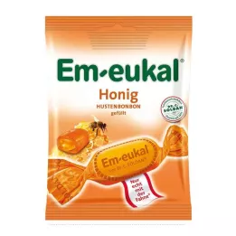 EM-EUKAL Karameller med honning og sukker, 75 g