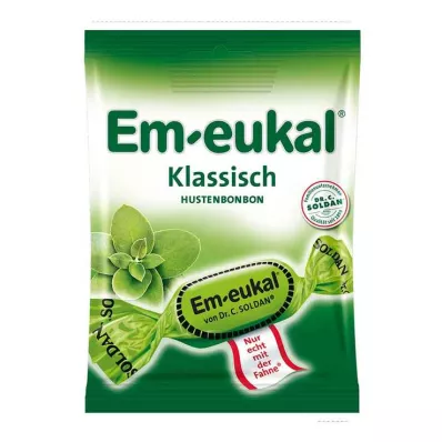 EM-EUKAL Klassisk sukkerholdig godteri, 75 g