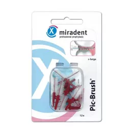 Miradent interdentalbørste Pic-Brush x-stor bor, 12 stk