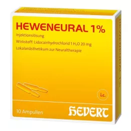 HEWENEURAL 1 %-ampuller, 10X2 ml