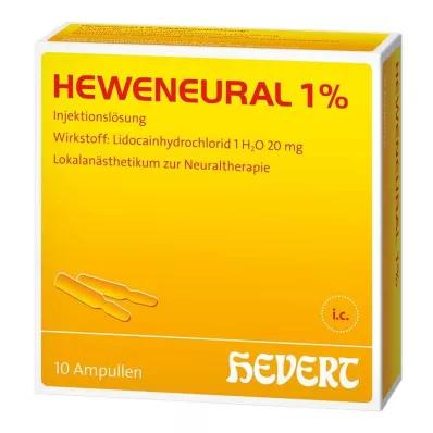 HEWENEURAL 1 %-ampuller, 10X2 ml