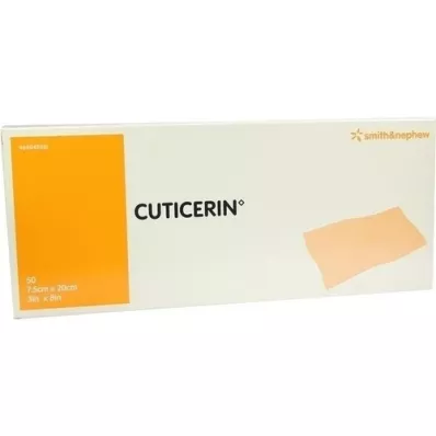 CUTICERIN 7,5x20 cm gasbind med salvebelegg, 50 stk