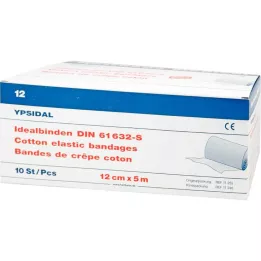IDEALBINDE Ypsidal 12 cmx5 m cellgl.+aksel.o.cl., 10 stk