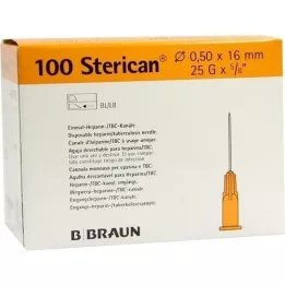 STERICAN Ins.insert.can.0.5x16 mm, 100 stk