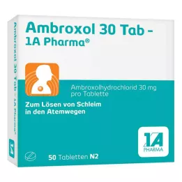 AMBROXOL 30 Tab-1A Pharma tabletter, 50 stk