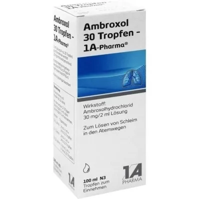 AMBROXOL 30 dråper - 1A Pharma, 100 ml