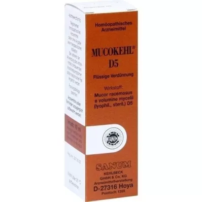 MUCOKEHL Dråper D 5, 10 ml