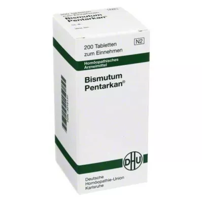 BISMUTUM PENTARKAN Tabletter, 200 stk BISMUTUM PENTARKAN Tabletter, 200 stk