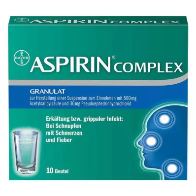 ASPIRIN COMPLEX pose med granulat for tilberedning av en suspensjon for administrering, 10 stk