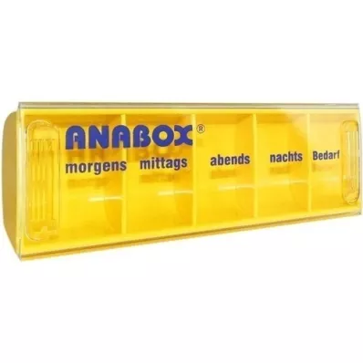 ANABOX Daglig eske assorterte farger, 1 stk