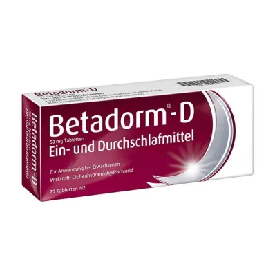 BETADORM D-tabletter, 20 stk BETADORM D-tabletter, 20 stk