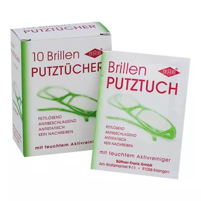 Brillerenseservietter, 10 stk Brillerenseservietter, 10 stk