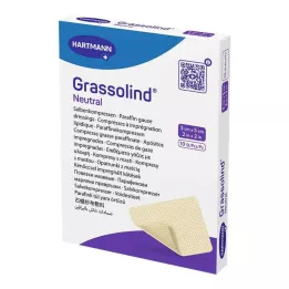 GRASSOLIND Salvekompresser 5x5 cm sterile, 10 stk