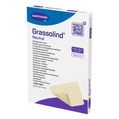 GRASSOLIND Salvekompresser 7,5x10 cm sterile, 10 stk GRASSOLIND Salvekompresser 7,5x10 cm sterile, 10 stk