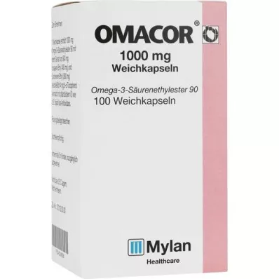 OMACOR 1 000 mg myke kapsler, 100 stk