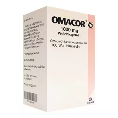 OMACOR 1 000 mg myke kapsler, 100 stk