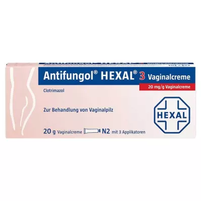 ANTIFUNGOL HEXAL 3 Vaginalkrem, 20 g ANTIFUNGOL HEXAL 3 Vaginalkrem, 20 g