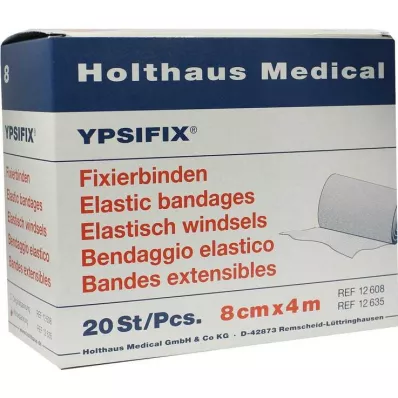 FIXIERBINDE Ypsifix strikk 8 cmx4 m løs, 20 stk FIXIERBINDE Ypsifix strikk 8 cmx4 m løs, 20 stk