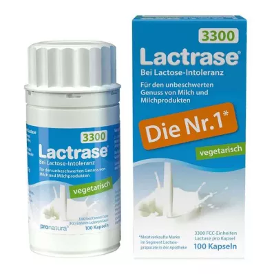LACTRASE vegetarisk 3 300 kapsler, 100 stk