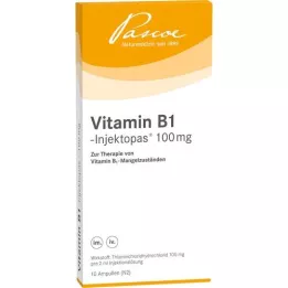 VITAMIN B1 INJEKTOPAS 100 mg injeksjonsvæske, oppløsning, 10X2 ml