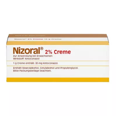 NIZORAL 2 % fløte 15 g, 15 ml