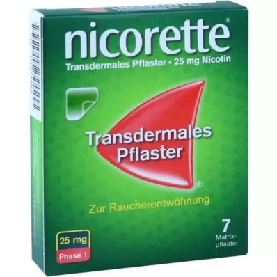 NICORETTE TX Plaster 25 mg, 7 stk