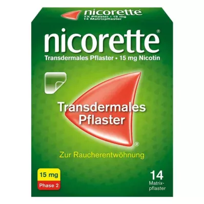 NICORETTE TX Plaster 15 mg, 14 stk