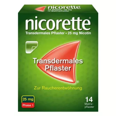 NICORETTE TX Plaster 25 mg, 14 stk NICORETTE TX Plaster 25 mg, 14 stk