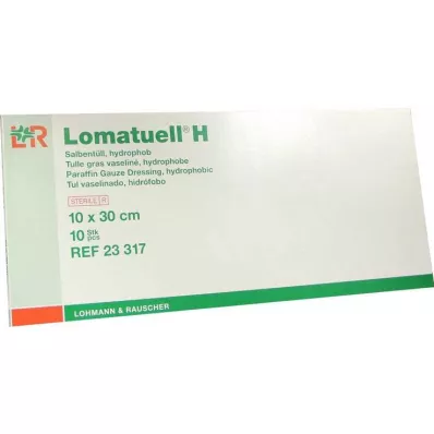 LOMATUELL H Salvetyl 10x30 cm steril, 10 stk LOMATUELL H Salvetyl 10x30 cm steril, 10 stk