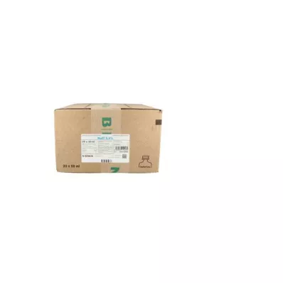 ISOTONE Saltvannsløsning 0,9 % Braun Ecof.P. halvfylt, 20 x 100 ml ISOTONE Saltvannsløsning 0,9 % Braun Ecof.P. halvfylt, 20 x 100 ml