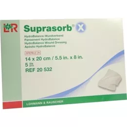 SUPRASORB X HydroBalance sårbandasje 14x20 cm, 5 stk