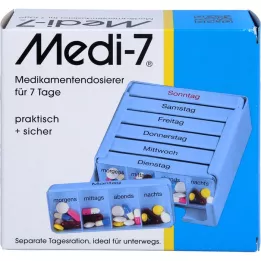 MEDI 7 medicine dos.f.7 days blue, 1 stk