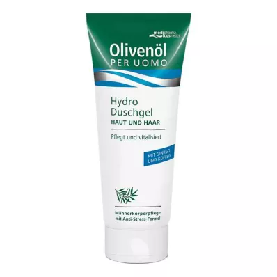 OLIVENÖL PER Uomo Hydro Shower for Skin & Hair, 200 ml OLIVENÖL PER Uomo Hydro Shower for Skin & Hair, 200 ml
