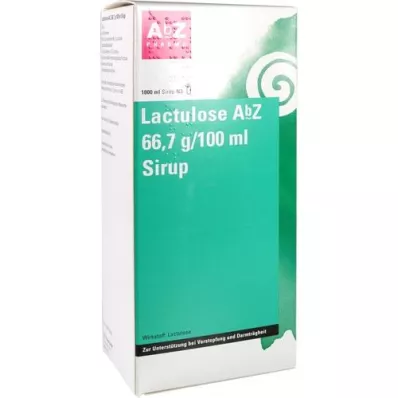 LACTULOSE AbZ 66,7 g/100 ml sirup, 1000 ml