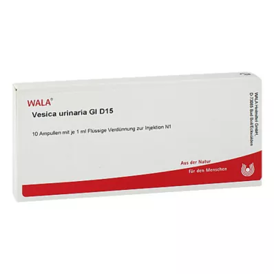 VESICA URINARIA GL D 15 Ampuller, 10X1 ml VESICA URINARIA GL D 15 Ampuller, 10X1 ml