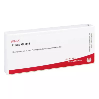 PULMO GL D 15 Ampuller, 10X1 ml