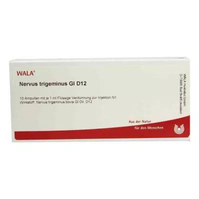 NERVUS TRIGEMINUS GL D 12 Ampuller, 10X1 ml NERVUS TRIGEMINUS GL D 12 Ampuller, 10X1 ml