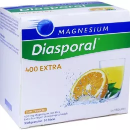 MAGNESIUM DIASPORAL 400 Extra drikkegranulat, 50 stk