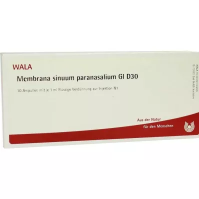 MEMBRANA sinuum paransalium GL D 30 ampuller, 10X1 ml MEMBRANA sinuum paransalium GL D 30 ampuller, 10X1 ml