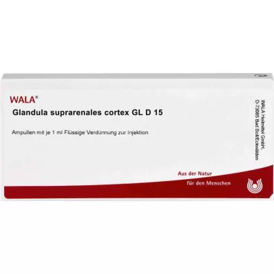 GLANDULA SUPRARENALES cortex GL D 15 ampuller, 10X1 ml GLANDULA SUPRARENALES cortex GL D 15 ampuller, 10X1 ml