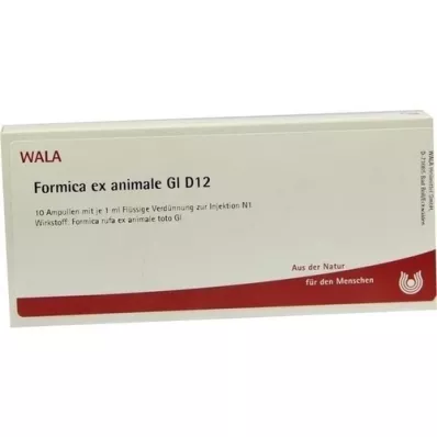 FORMICA EX animale GL D 12 ampollas, 10X1 ml