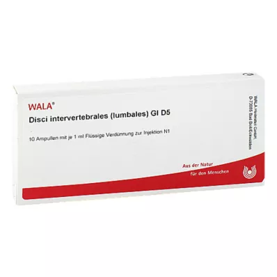 DISCI intervertebrale lumbales GL D 5 ampuller, 10X1 ml DISCI intervertebrale lumbales GL D 5 ampuller, 10X1 ml