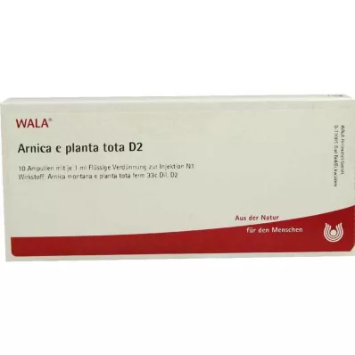 ARNICA E Planta tota D 2 ampuller, 10X1 ml ARNICA E Planta tota D 2 ampuller, 10X1 ml