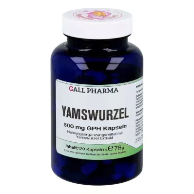 YAMSWURZEL 500 mg GPH Kapsler, 120 stk YAMSWURZEL 500 mg GPH Kapsler, 120 stk