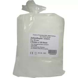 ZELLSTOFFTUPFER 8x10 cm rull, 2X125 stk