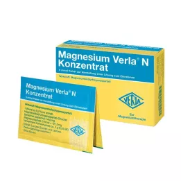 MAGNESIUM VERLA N Konsentrat Plv.e.L. til inntak, 20 stk