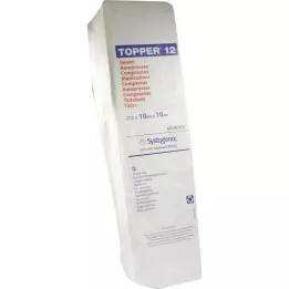 TOPPER 12 Kompr.10x10 cm usterile, 200 stk
