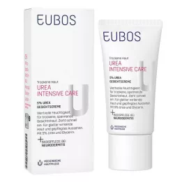 EUBOS TROCKENE Skin Urea 5 % ansiktskrem, 50 ml