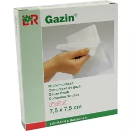 GAZIN Gaze komp.7,5x7,5 cm steril 8x, 5X2 stk