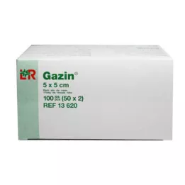GAZIN Gaze komp.5x5 cm steril 8x, 50X2 stk